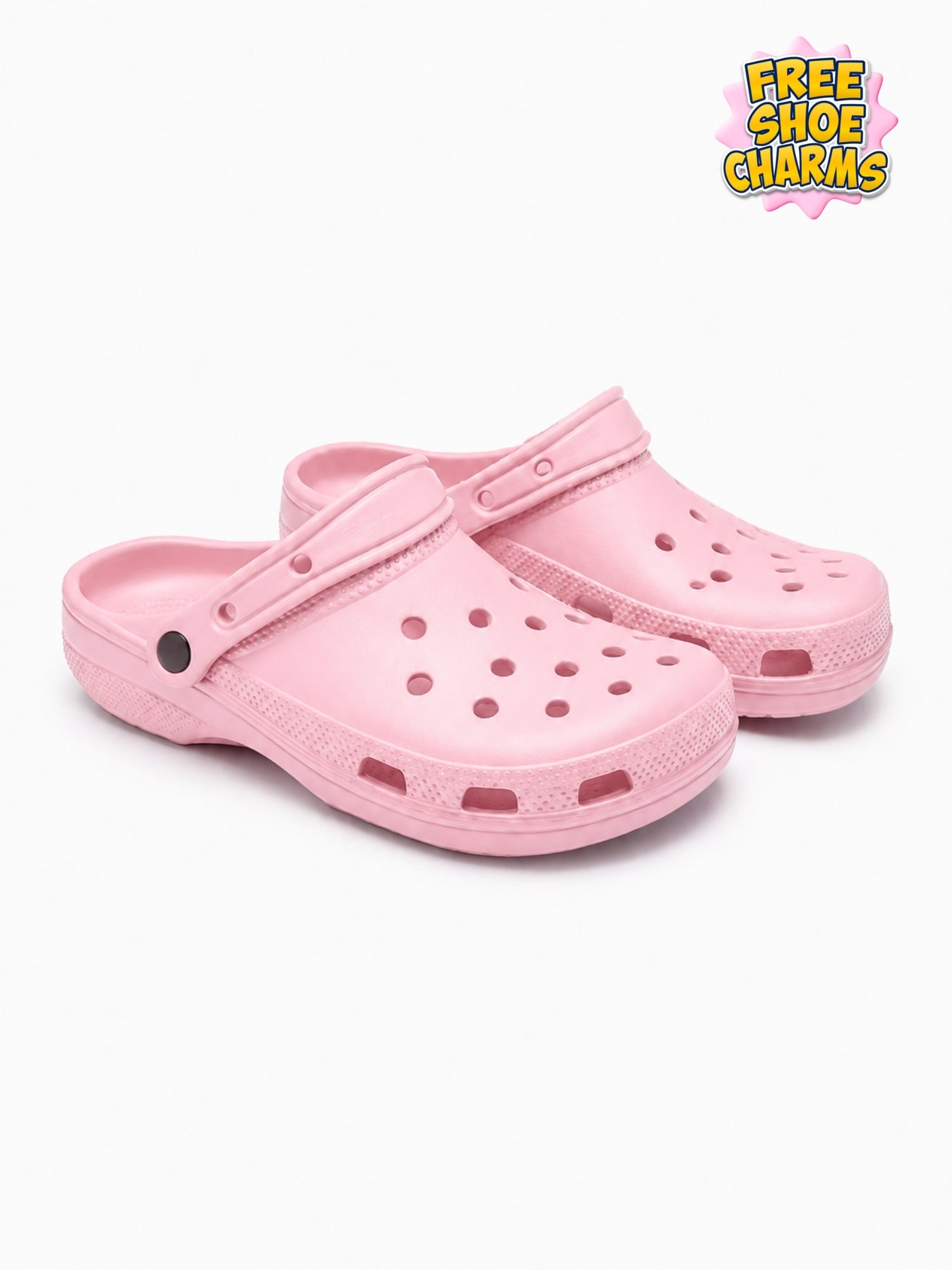 [HONU COMFORT] Women's Classic Light Pink Clogs Soft, Lightweight Slip-On Sandals