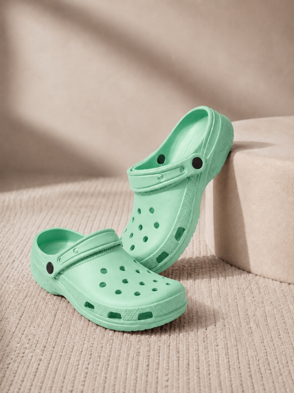 HONU COMFORT Women, Men, Toddler Classic Korean Clogs in Mint Green Non-Slip Sandals + FREE Jibbitzs