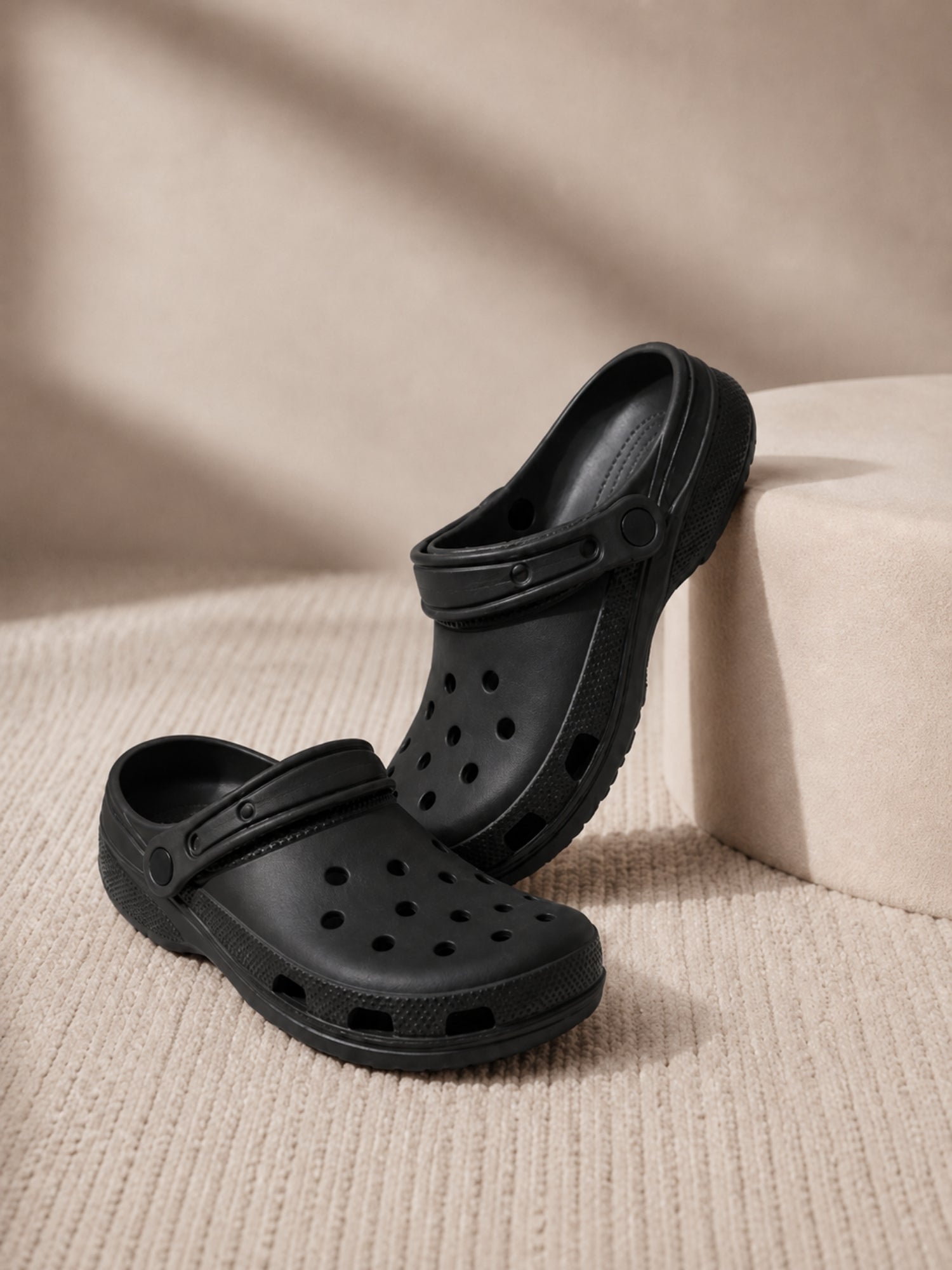 HONU COMFORT Women, Men, Toddlers Classic Korean Clogs in Black Non-Slip Sandals + FREE Shoe charmss