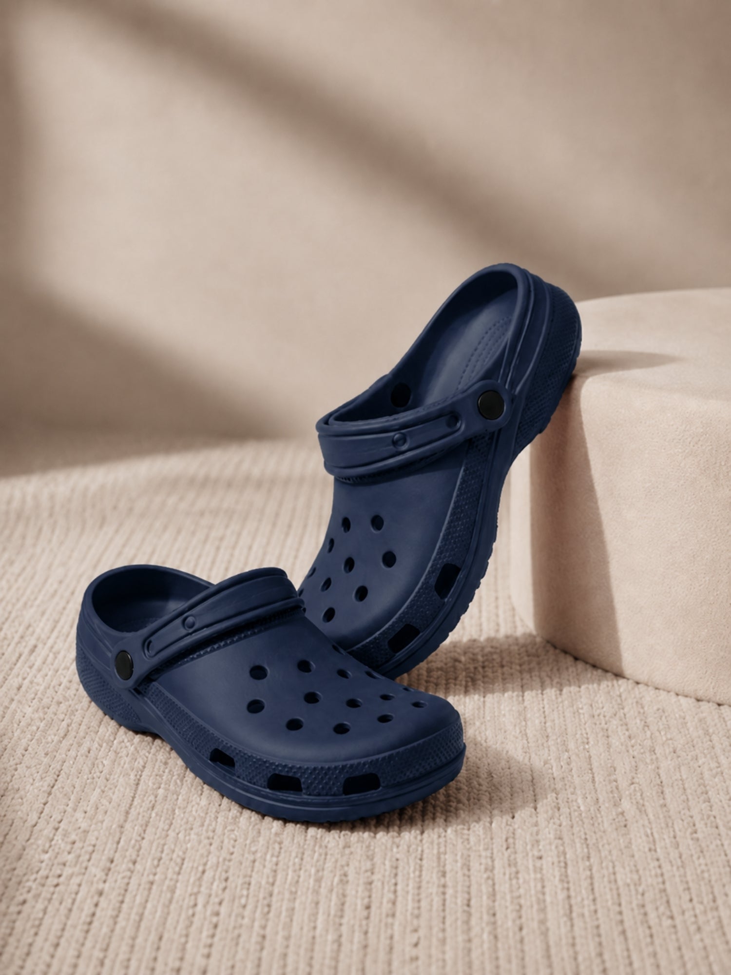HONU COMFORT Women, Men, Toddlers Classic Korean Clogs in Blue Non-Slip Sandals + FREE Shoe charmss