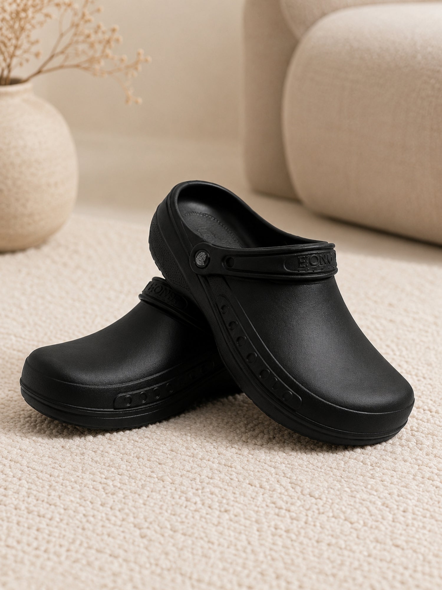 Honu Comfort Clog Shoes for Men Nursing Shoes Anti Slip for Nurse Chef Kitchen, Professional Shoes