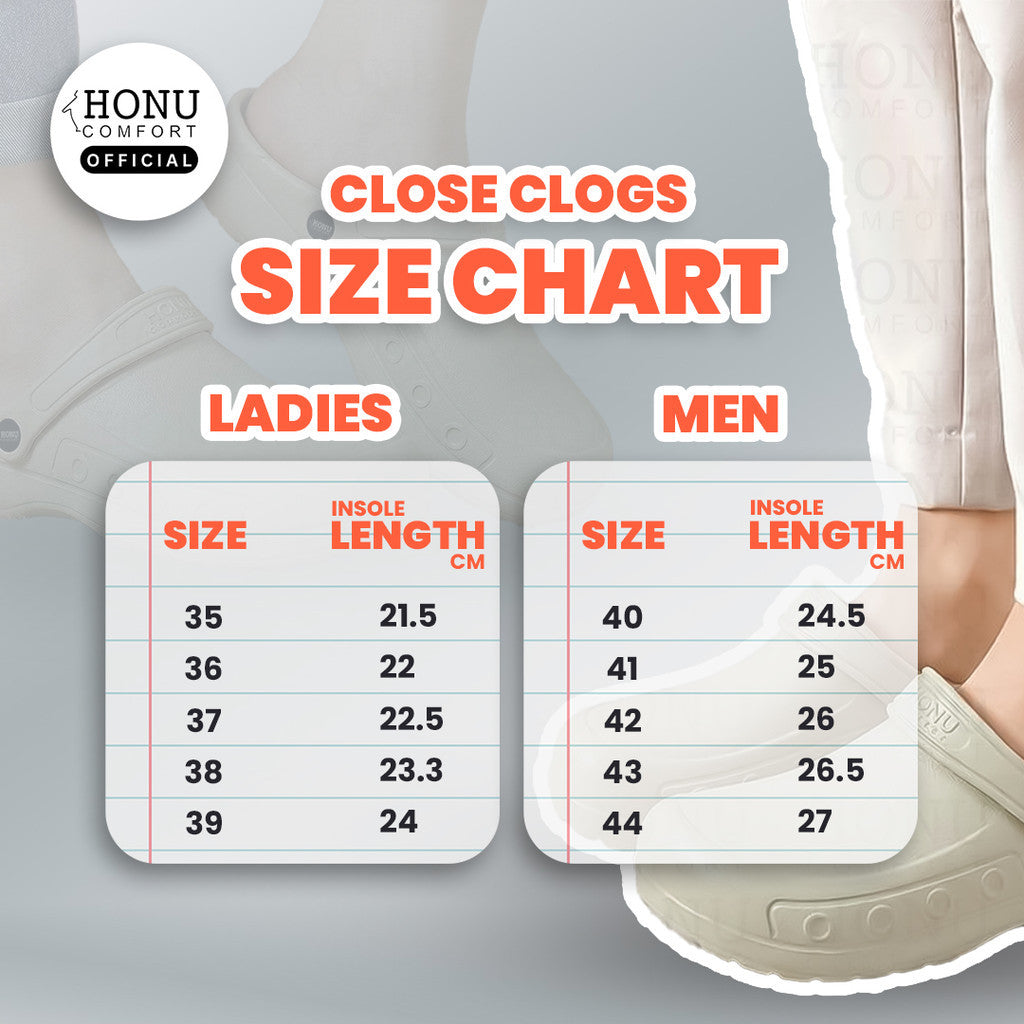 Honu Comfort Clog Shoes for Men Nursing Shoes Anti Slip for Nurse Chef Kitchen, Professional Shoes